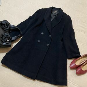  Leilian 9* collar . pretty wool Anne gola coat * light!* Bick Silhouette * black * largish size 9