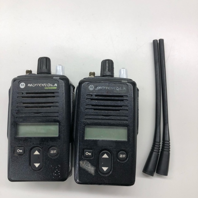 古典 モトローラ デジタル簡易無線 GDB3500 4台セット 品 2台 - www