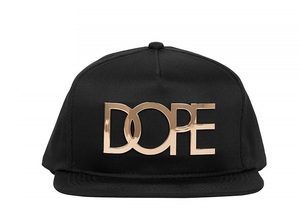 D2017-H101-BLK ドープ ベースボール キャップ DOPE SNAP BACK CAP メタルロゴ 24K 帽子 ブラック