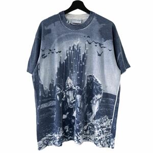 ■激レア■90s USA製 WIZARD OF OZ 総柄 Tシャツ XL オズの魔法使い オーバープリント ビンテージ