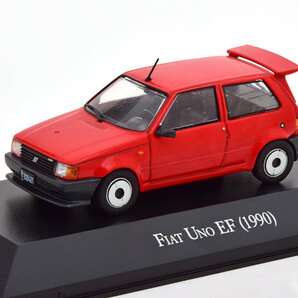 ★海外販売品アトラス1/43FIATフォアット UNO EF(1990)レッド リアウイング ウーノ★の画像1