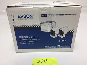 B-709【新品】 エプソン　EPSON　環境推進トナー　LPC4T11KP V　ブラック（2本パック）　純正　