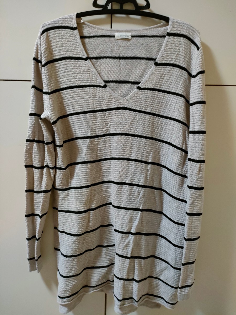 美品　ボーダーシャツ　Mサイズ