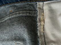 80s 中期 W40 L30 levi's 505 デニムパンツ USA製 アメリカ製 vintage ビンテージ ハチマル care 501 ビッグサイズ_画像5