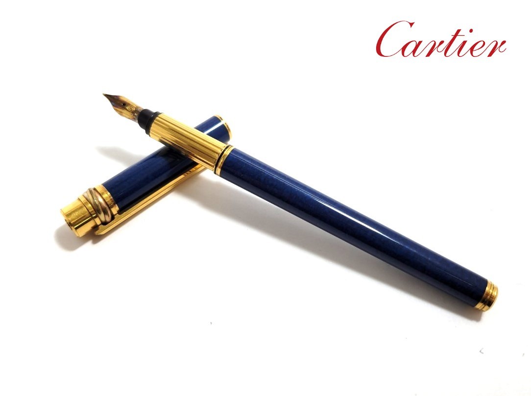 1円 カルティエ トリニティ 万年筆 ペン先 18K 750 カートリッジ式 ...