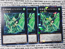 遊戯王 超量機獣エアロボロス(ノーマル)×2種3枚セット_画像1