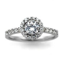 婚約指輪 安い ダイヤモンド リング プラチナ 0.6カラット 鑑定書付 0.622ct Gカラー SI2クラス 3EXカット H&C CGL 通販_画像1