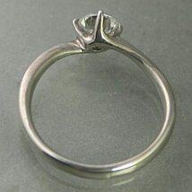 婚約指輪 安い プラチナ ダイヤモンド リング 0.4カラット 鑑定書付 0.428ct Dカラー IFクラス 3EXカット H&C CGL_画像2