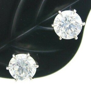 ダイヤモンドピアス スタッドピアス ダイヤモンド 0.5ct プラチナ 0.50ctup Eカラー VVS1クラス 3EXカット H&C CGL 激安