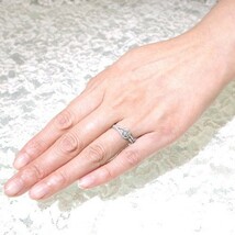 婚約指輪 安い エンゲージリング ダイヤモンド プラチナ 0.3カラット 鑑定書付 0.360ct Eカラー SI2クラス EXカット H&C CGL 通販_画像3