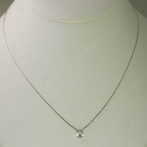 ダイヤモンド ネックレス プラチナ 一粒 0.6ct 鑑定書付 0.60ctup Fカラー VSクラス 3EXカット H&C CGL_画像2