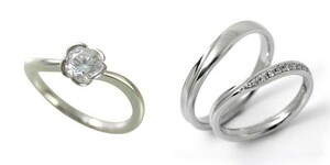 婚約指輪 安い 結婚指輪 セットリングダイヤモンド プラチナ 0.5カラット 鑑定書付 0.501ct Eカラー VS1クラス 3EXカット H&C CGL