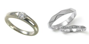 婚約指輪 安い 結婚指輪 セットリングダイヤモンド プラチナ 0.3カラット 鑑定書付 0.307ct Eカラー VVS1クラス 3EXカット H&C CGL