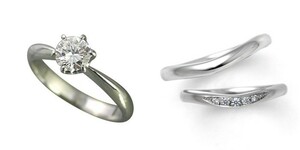 婚約指輪 安い 結婚指輪 セットリング ダイヤモンド プラチナ 0.2カラット 鑑定書付 0.245ct Gカラー SI1クラス 3EXカット H&C CGL