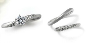 婚約指輪 安い 結婚指輪 セットリング ダイヤモンド プラチナ 0.2カラット 鑑定書付 0.200ct Fカラー VVS1クラス 3EXカット H&C CGL