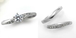 婚約指輪 安い 結婚指輪 セットリング ダイヤモンド プラチナ 0.2カラット 鑑定書付 0.226ct Gカラー VS1クラス 3EXカット H&C CGL