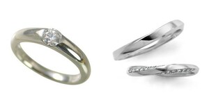 婚約指輪 安い 結婚指輪 セットリングダイヤモンド プラチナ 0.3カラット 鑑定書付 0.305ct Eカラー SI1クラス 3EXカット H&C CGL