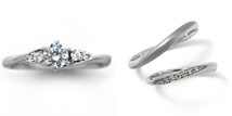 婚約指輪 安い 結婚指輪 セットリング ダイヤモンド プラチナ 0.2カラット 鑑定書付 0.240ct Eカラー VVS2クラス 3EXカット H&C CGL_画像1