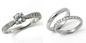 婚約指輪 安い 結婚指輪 セットリング ダイヤモンド プラチナ 0.2カラット 鑑定書付 0.202ct Eカラー IFクラス 3EXカット H&C CGL