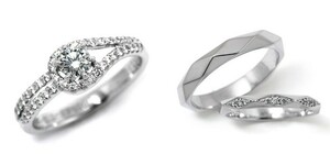 婚約指輪 安い 結婚指輪 セットリング ダイヤモンド プラチナ 0.2カラット 鑑定書付 0.234ct Gカラー SI1クラス 3EXカット H&C CGL