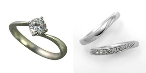 婚約指輪 安い 結婚指輪 セットリング ダイヤモンド プラチナ 0.2カラット 鑑定書付 0.261ct Fカラー VVS1クラス 3EXカット H&C CGL
