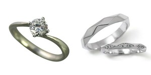 婚約指輪 安い 結婚指輪 セットリング ダイヤモンド プラチナ 0.2カラット 鑑定書付 0.264ct Fカラー VS2クラス 3EXカット H&C CGL