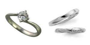 婚約指輪 安い 結婚指輪 セットリング ダイヤモンド プラチナ 0.2カラット 鑑定書付 0.209ct Fカラー VVS1クラス 3EXカット H&C CGL