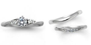 婚約指輪 安い 結婚指輪 セットリングダイヤモンド プラチナ 0.3カラット 鑑定書付 0.335ct Gカラー VS2クラス 3EXカット H&C CGL