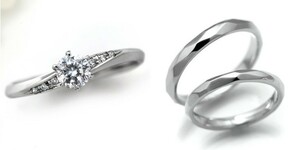 婚約指輪 安い 結婚指輪 セットリング ダイヤモンド プラチナ 0.2カラット 鑑定書付 0.204ct Dカラー SI1クラス 3EXカット H&C CGL