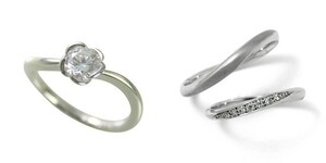 婚約指輪 安い 結婚指輪 セットリング ダイヤモンド プラチナ 0.4カラット 鑑定書付 0.406ct Fカラー VVS1クラス 3EXカット H&C CGL