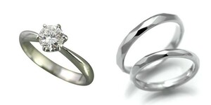 婚約指輪 安い 結婚指輪 セットリングダイヤモンド プラチナ 0.3カラット 鑑定書付 0.311ct Eカラー VVS2クラス 3EXカット H&C CGL