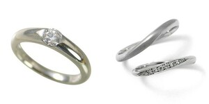 婚約指輪 安い 結婚指輪 セットリングダイヤモンド プラチナ 0.3カラット 鑑定書付 0.324ct Fカラー VS2クラス 3EXカット H&C CGL