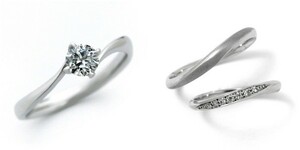 婚約指輪 結婚指輪 セットリング 安い ダイヤモンド プラチナ 0.3カラット 鑑定書付 0.343ct Dカラー VS1クラス 3EXカット H&C CGL