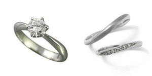 婚約指輪 安い 結婚指輪 セットリング ダイヤモンド プラチナ 0.2カラット 鑑定書付 0.203ct Fカラー VS2クラス 3EXカット H&C CGL