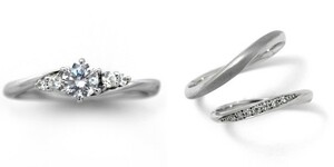 婚約指輪 安い 結婚指輪 セットリング ダイヤモンド プラチナ 0.4カラット 鑑定書付 0.422ct Fカラー VVS1クラス 3EXカット H&C CGL