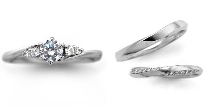 婚約指輪 結婚指輪 セットリング 安い ダイヤモンド プラチナ 0.3カラット 鑑定書付 0.308ct Eカラー IFクラス 3EXカット H&C CGL