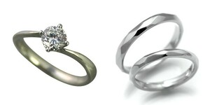 婚約指輪 安い 結婚指輪 セットリング ダイヤモンド プラチナ 0.2カラット 鑑定書付 0.257ct Dカラー SI1クラス 3EXカット H&C CGL