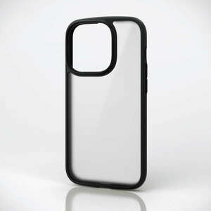 iPhone14 Pro用ハイブリッドケース [TOUGH SLIM LITE] 背面には高硬度ガラスに指紋が付きにくい特殊加工を採用: PM-A22CTSLFCGMB