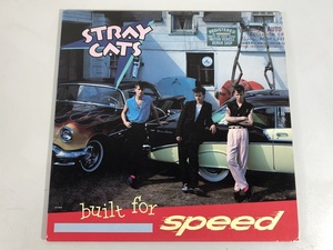 洗浄済 LP Stray Cats built for speed US盤
