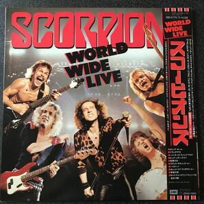 ◆スコーピオンズ /《World Wide Live》◇帯付き【国内盤･２LP】(中古レコ−ド)