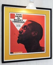 ボビー・ティモンズ/レコードジャケット ポスター額装/Bobby Timmons/THIS HERE IS/ファンキー・ジャズ/Funky Jazz/ガンボアート_画像7