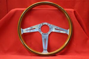 ★NARDI classic side spoke ナルディ クラシックサイドスポーク36Φ 絶版 廃盤！ウッドポリッシュスポーク!! ★jseat