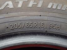 単品 タイヤ 1本 《 トーヨー TOYO 》 TRANPATH トランパス MPZ ミニバンタイヤ [ 205/65R16 95H ] 8分山 ★ n16_画像7