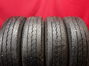 中古タイヤ 195/70R15 106/104L 4本セット ブリヂストン エコピア R680 9分山 商用車 ハイエース100系