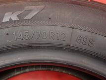 単品 タイヤ1本 《 トーヨー 》 SD-K7 [ 145/70R12 69S ]9.5分山★n12 アルト セルボ ミラ トゥデイ ミニカ_画像9