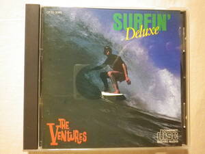 『The Ventures/Surfin’ Deluxe(1984)』(初期CD,1984年発売,CP35-3085,廃盤,国内盤,日本語解説付,Diamond Head,Slaughter On 10th Avenue)