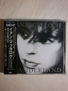 『Ian McCulloch/Candleland(1989)』(1989年発売,22P2-3074,1st,廃盤,国内盤帯付,歌詞対訳付,Echo And The Bunnymen,80's)