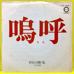 EP■田山雅充■嗚呼(ああ)/小さな会話■'76■即決■レコード