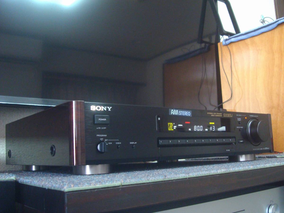 SONY ST-S333ESJ FM/AM TUNER メンテナンス、調整済完動品 (品