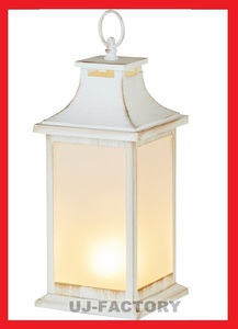 * turtle yama candle * ilumine light fire - lantern / car b antique white (135×135×335mm)..... relax time . production 